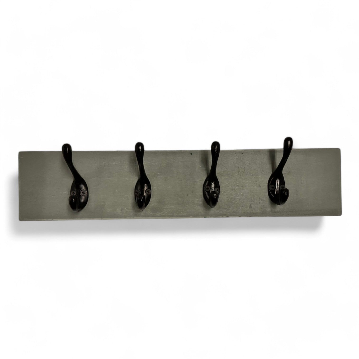 Wooden Rustic Coat Hooks for Wall,Coat Rack Wall Mounted, Hat Rack and Hat Hooks with 4 Hooks for Entryway, Bathroom, Bedroom (Gray Green) | MA37